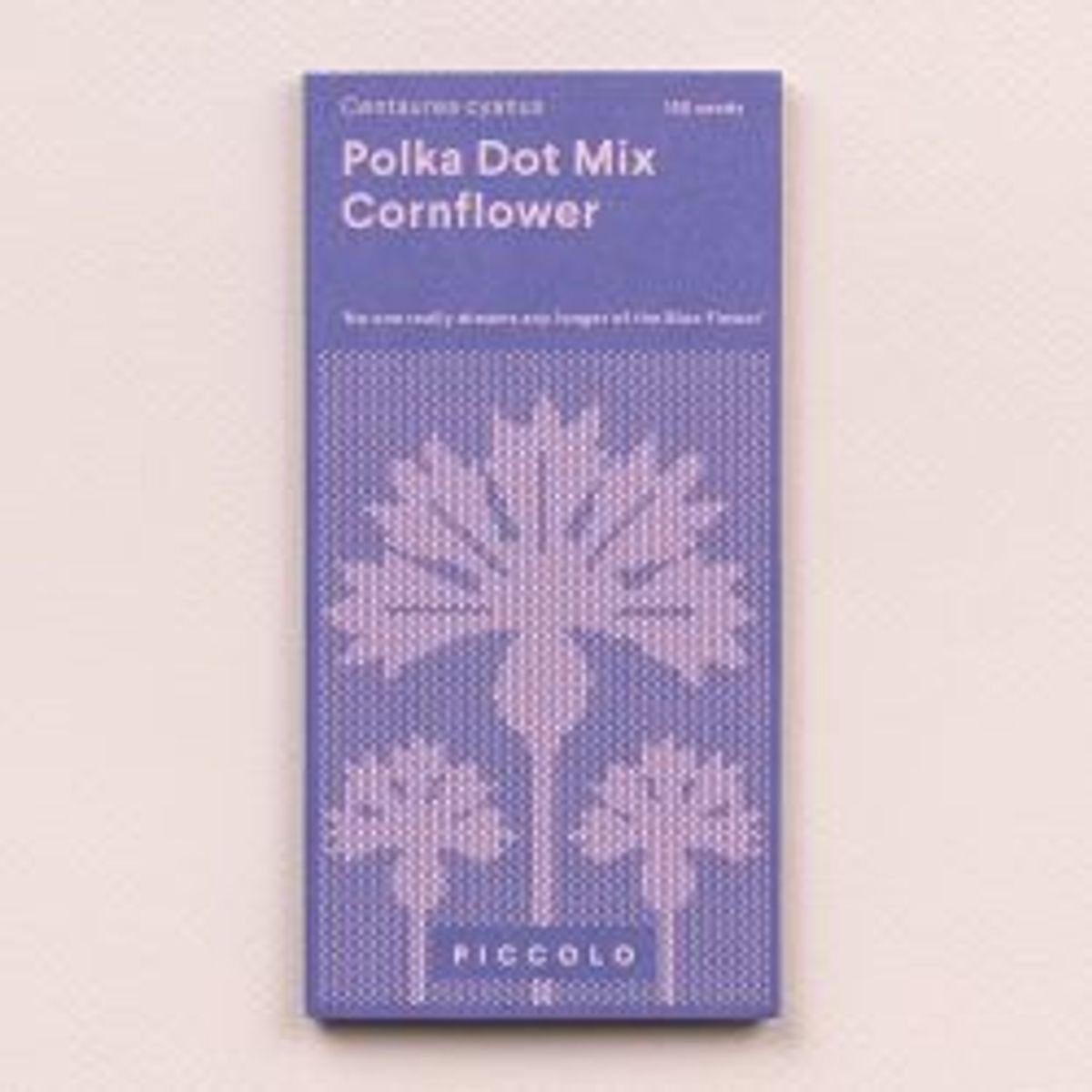 Piccolo Seeds Cornflower Polka Dot Mix - Frø