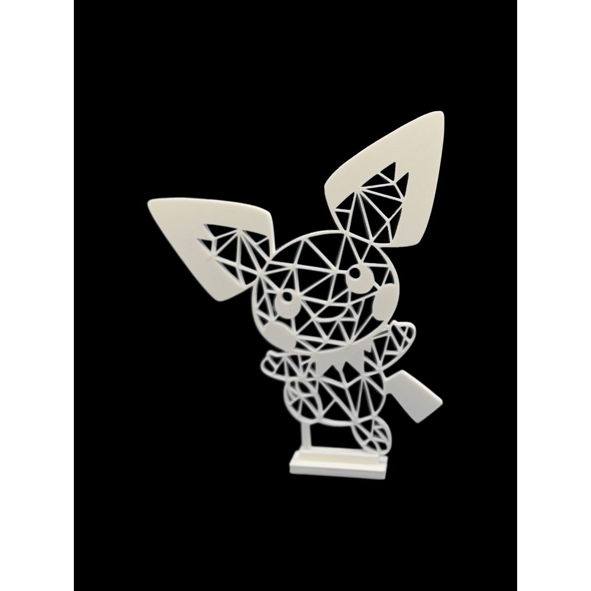 Pichu Line Art Figur