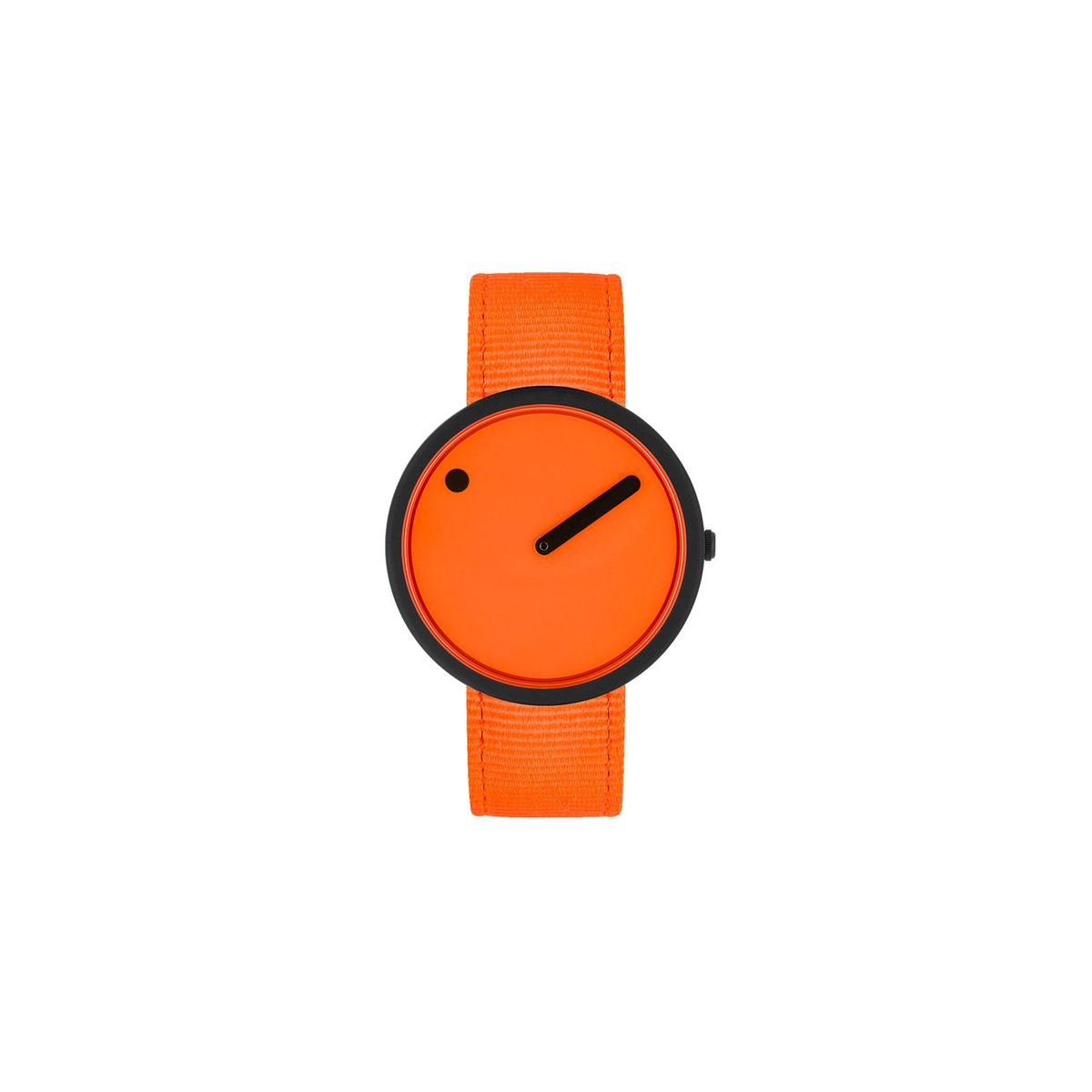 PICTO - Orange urskive, 40 mm Sort PVD