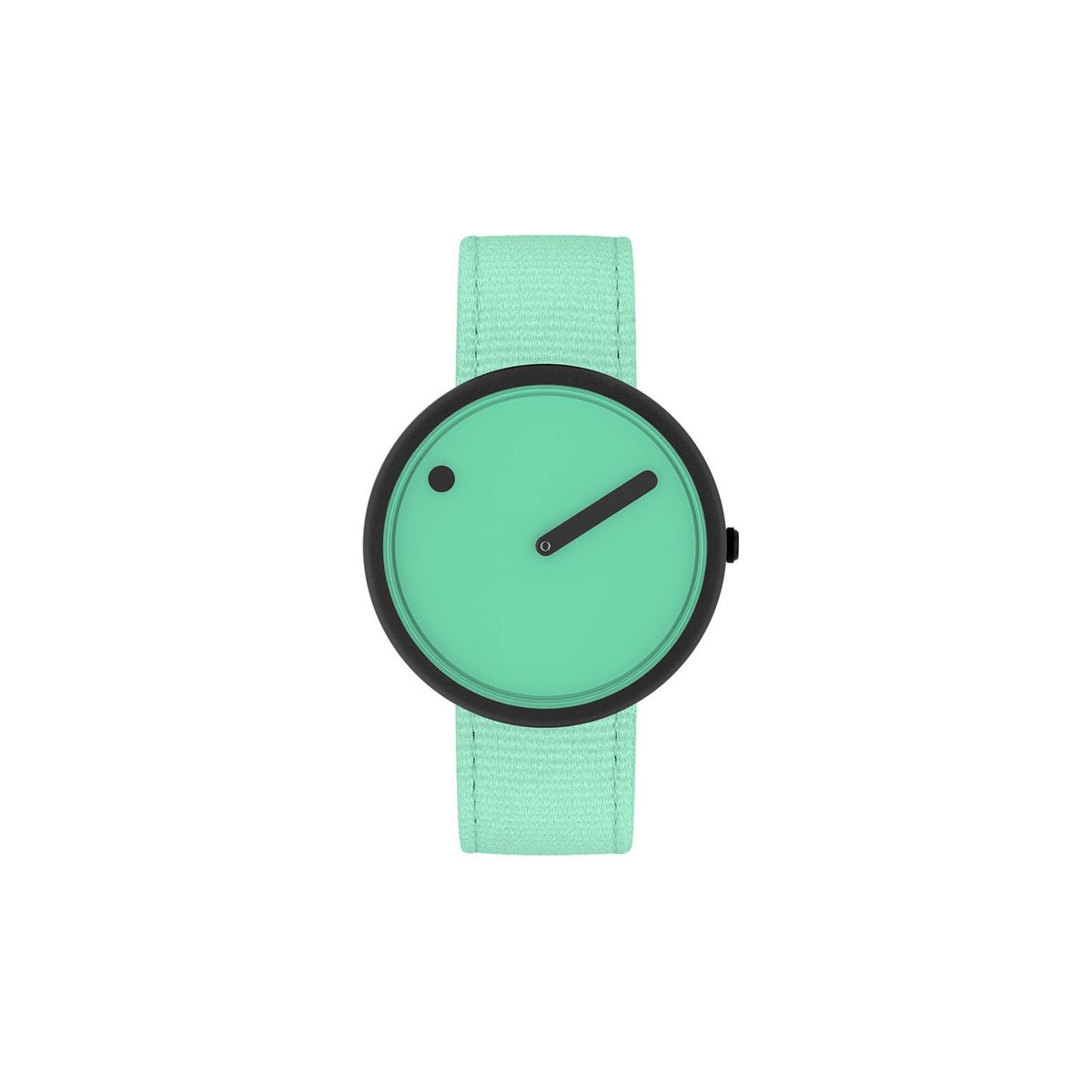 PICTO - Pacific Green urskive, 40 mm Sort PVD