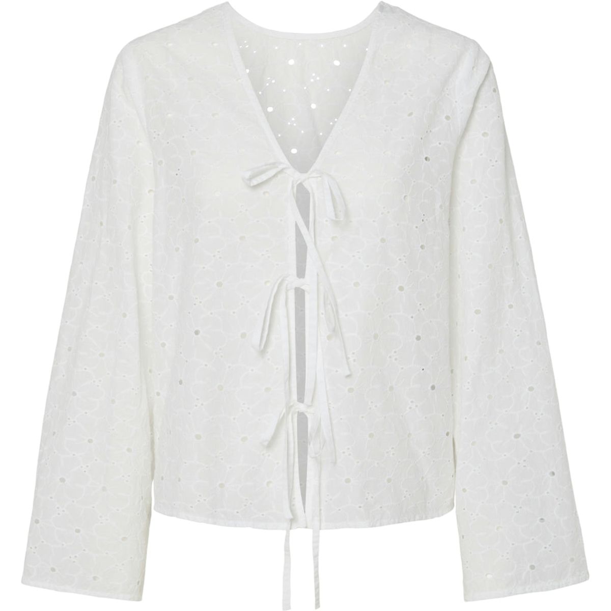 PIECES dame bluse PCAVERY - Bright White