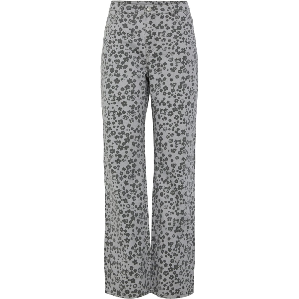 PIECES dame jeans PCPORTIA - Ultimate Grey Aop