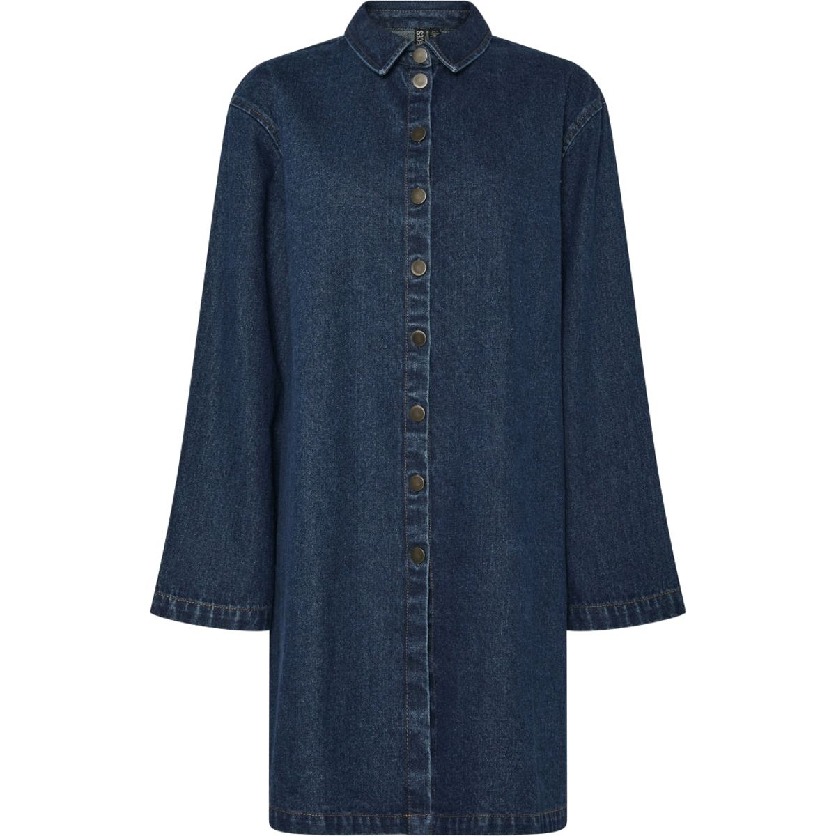 PIECES dame kjole PCFLORA - Medium blue denim