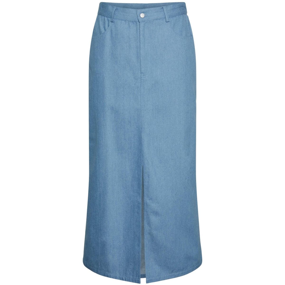 PIECES dame nederdel PCASTA - Light Blue Denim