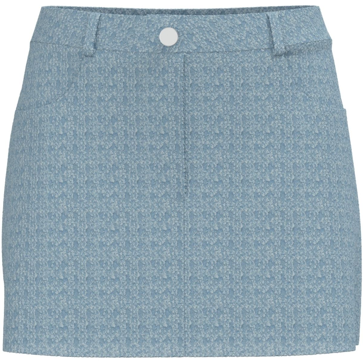 PIECES dame nederdel PCJACY - Light Blue Denim