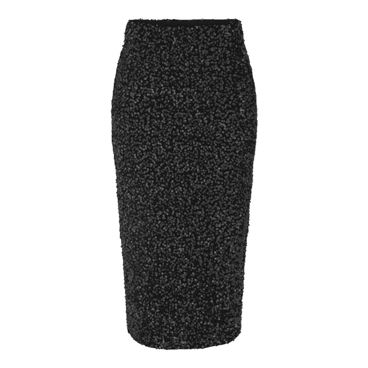 PIECES dame nederdel PCKAM - Black Black sequins