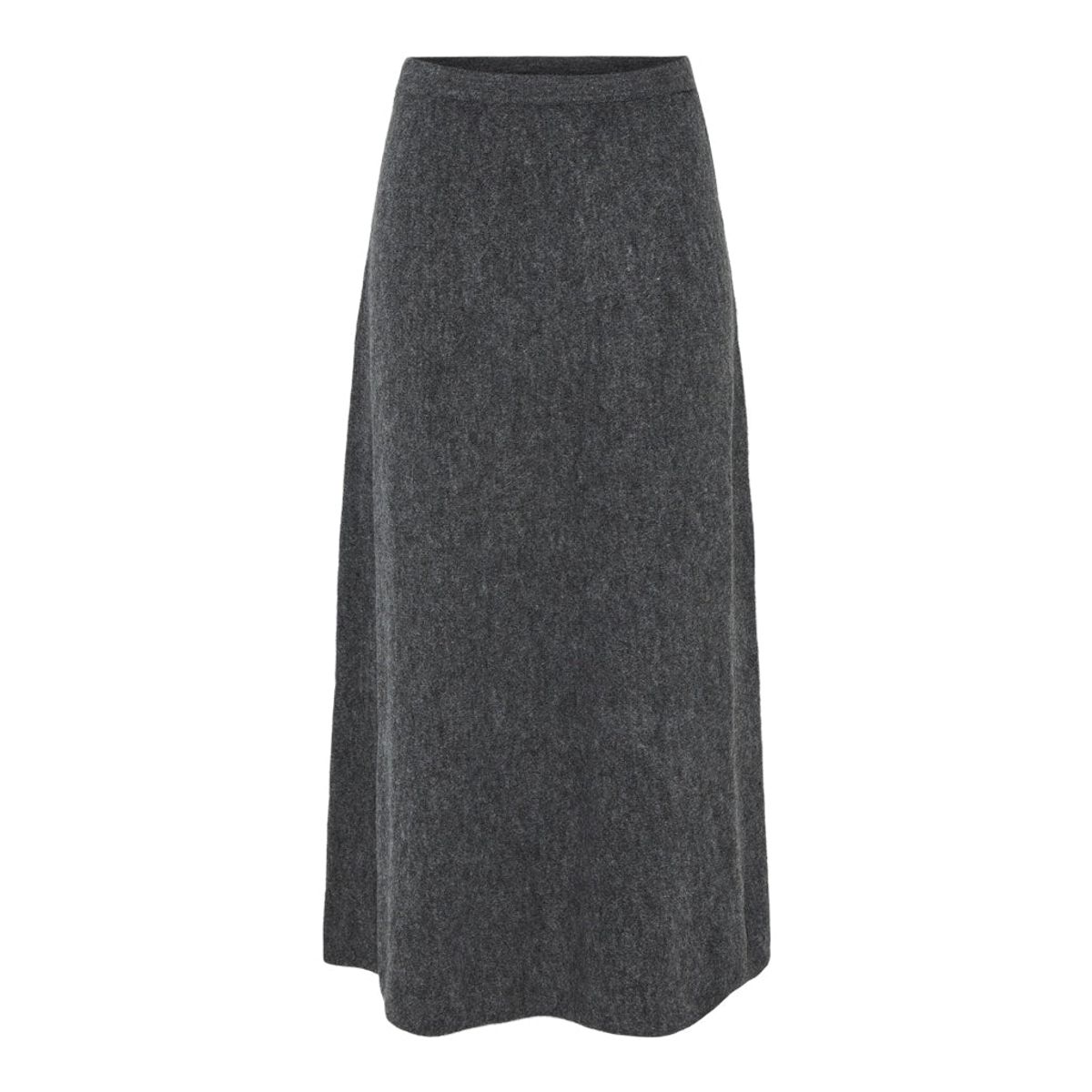 PIECES dame nederdel PCPIKO - Dark grey melange