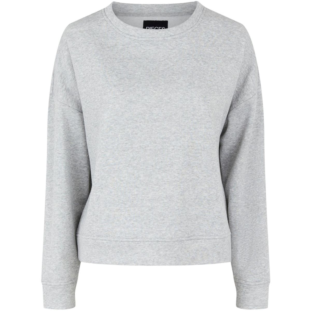 PIECES dame sweatshirt PCCHILLI - Light Grey Melange