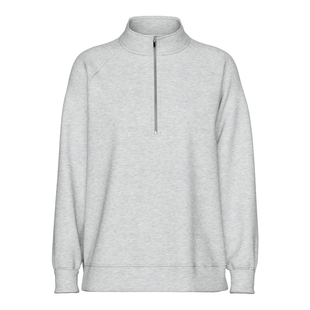 PIECES dame sweatshirt PCCHILLI - Light Grey Melange