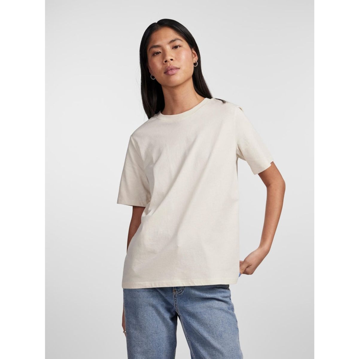 PIECES dame t-shirt PCRIA - Birch