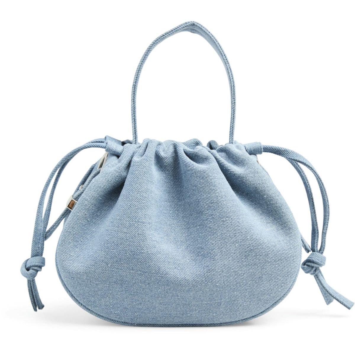 PIECES dame taske PCBALLOON - Light Blue Denim Silver