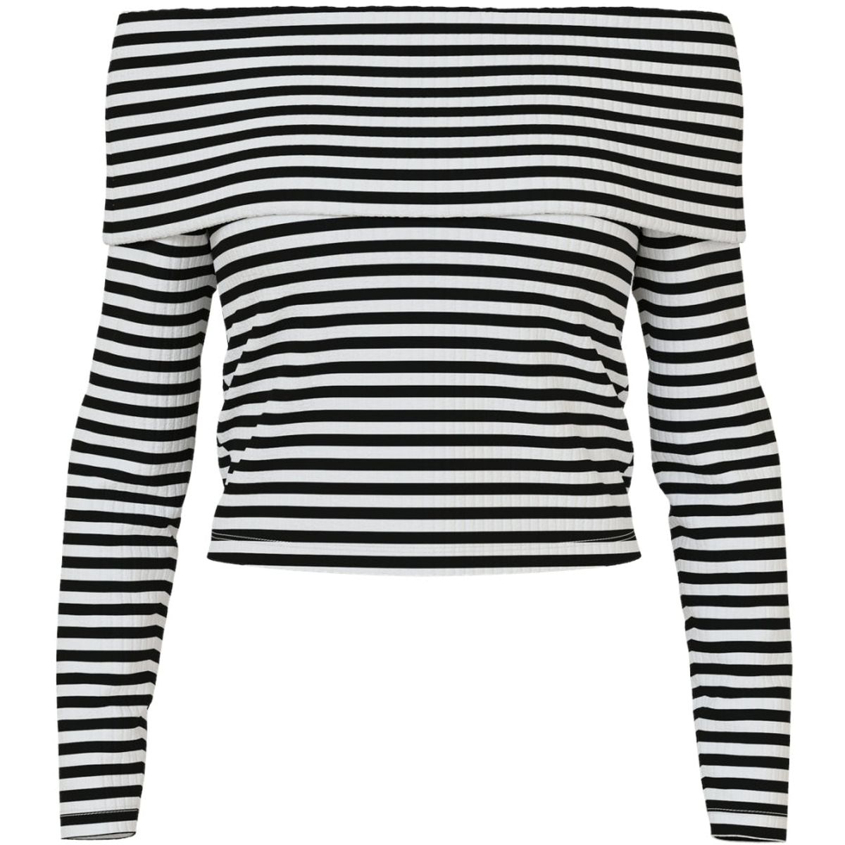 PIECES dame top PCLAYA - Bright White Black