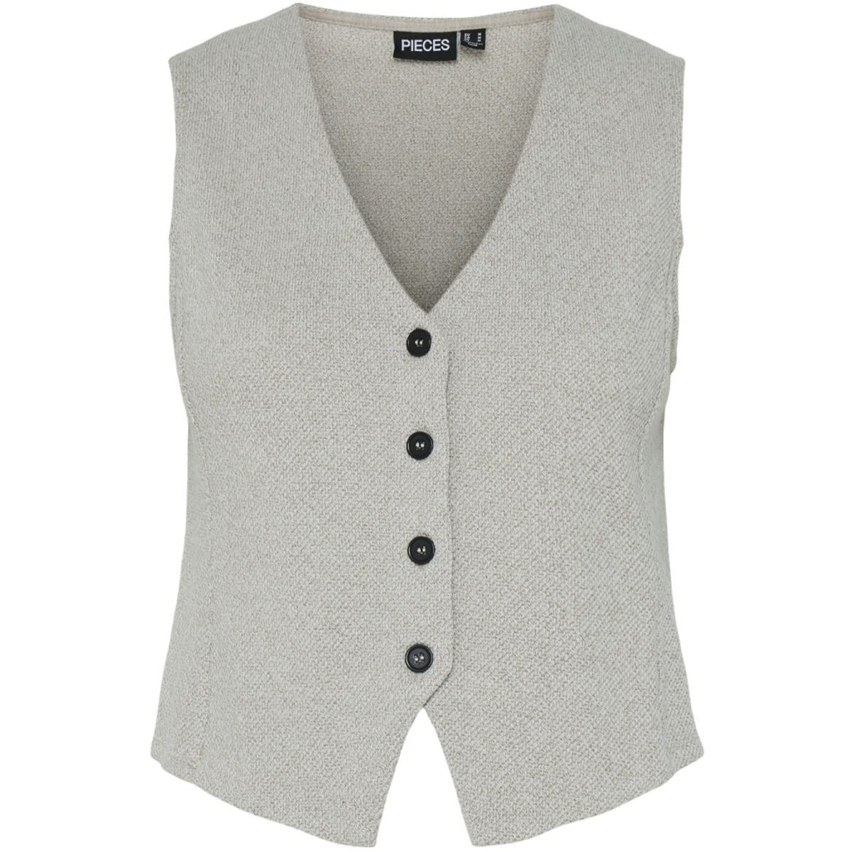 PIECES dame vest PCPEPPER - Silver Gray