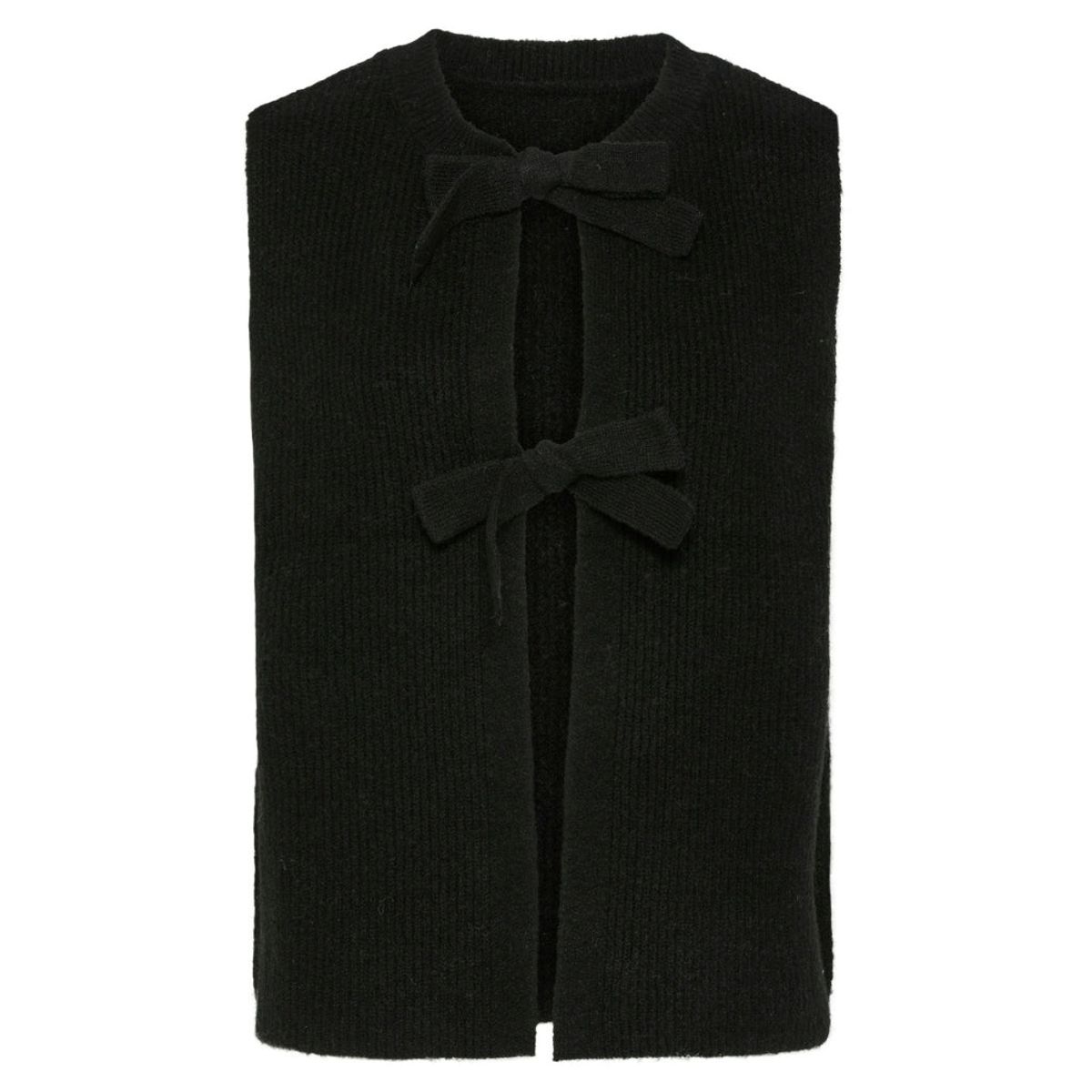 PIECES dame vest PCSILLY - Black