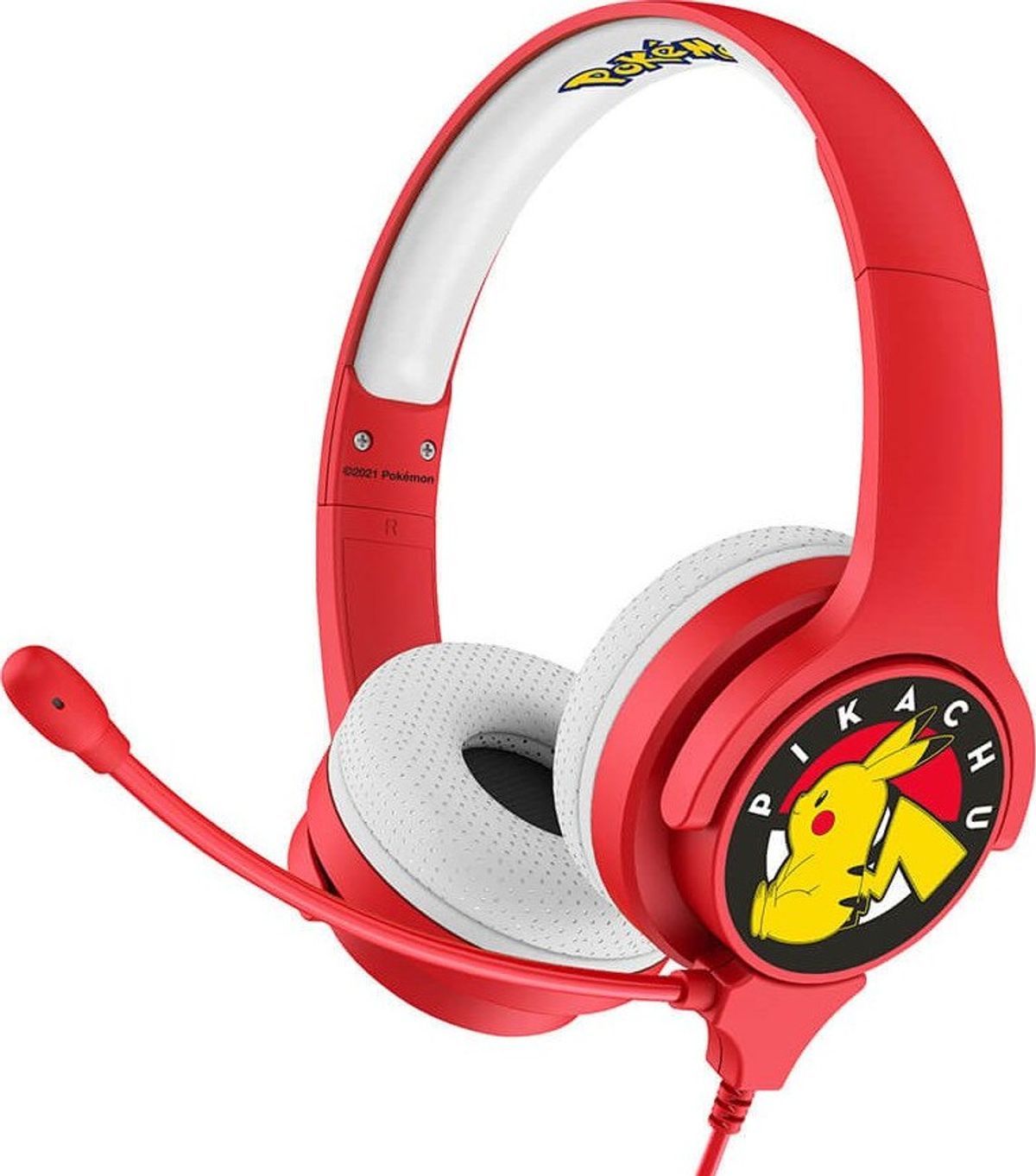 Pikachu - Headset - Pokémon - Rød Hvid