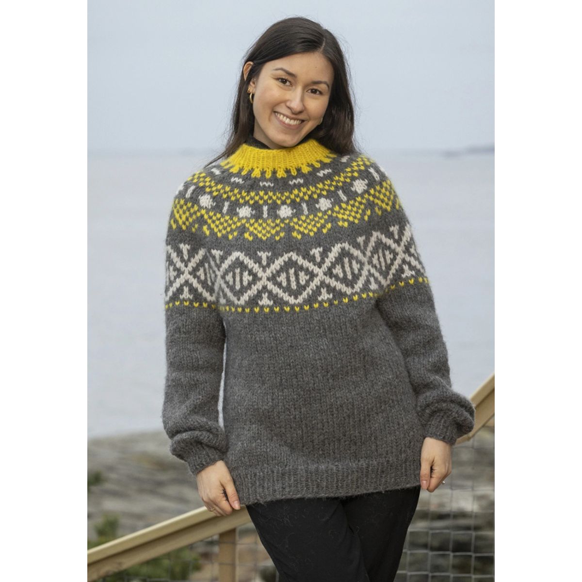 "Pilar" Genser - Viking Design 2310-6 Kit - XS-XXL - Viking Alpaca Bris, fra Viking