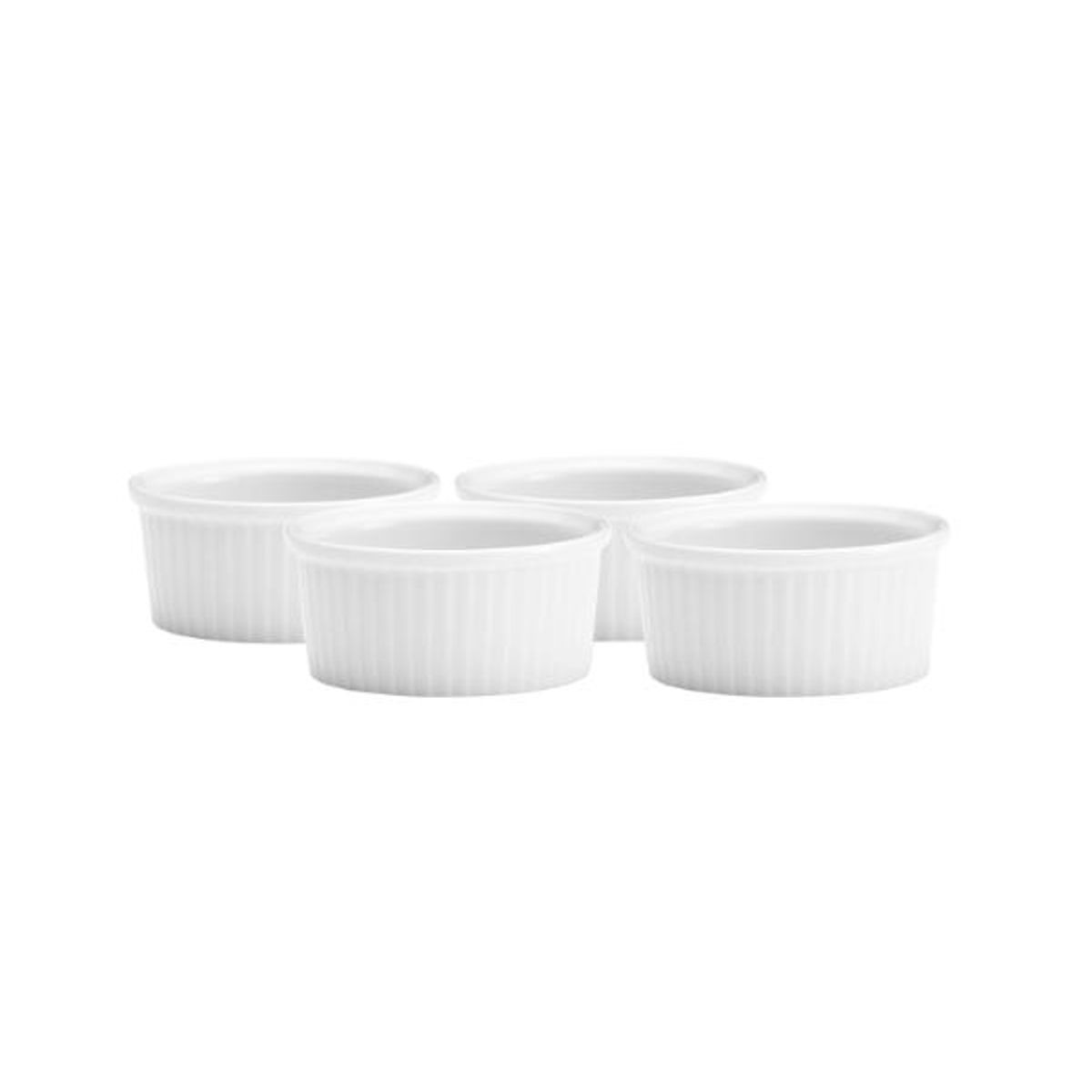 Pillivuyt - Serie Originale Ramekin lav nr. 1 Dia 9 x 4 cm 15 cl 4 stk. Hvid