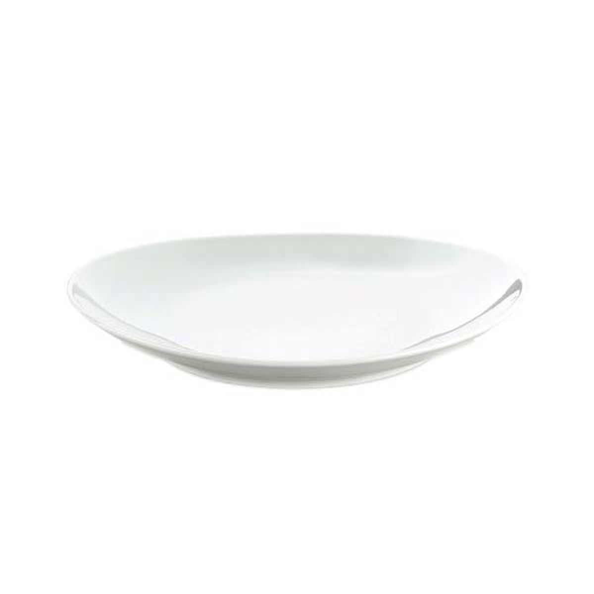 Pillivuyt - Steaktallerken oval stor 29,5 x 25,5 cm Hvid