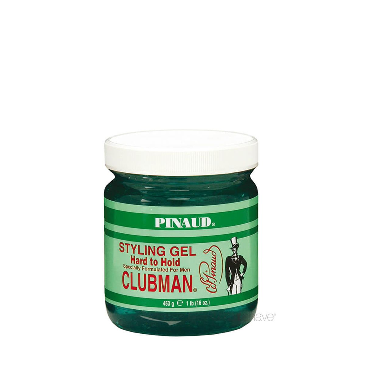 Pinaud Clubman Hard to Hold Styling Gel, 453 gr.