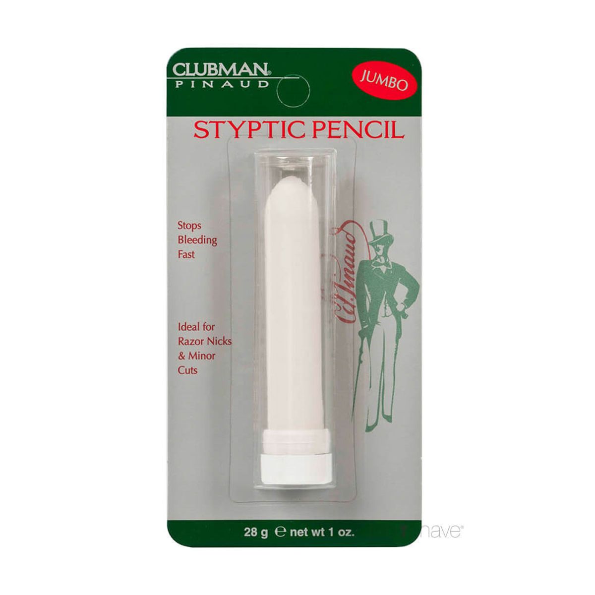 Pinaud Clubman Styptic Pencil, Jumbo, 28 gr.