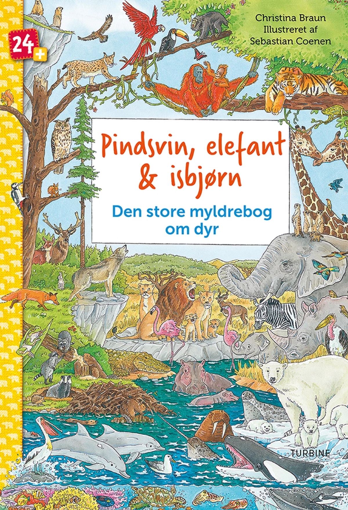 Pindsvin, elefant og isbjørn