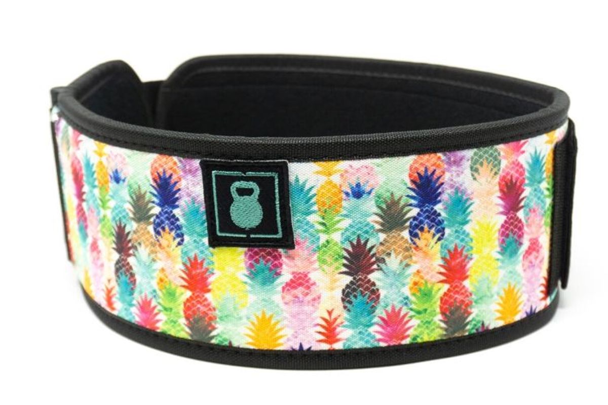 Pineapple Straight Weightlifting Belt fra 2Pood L