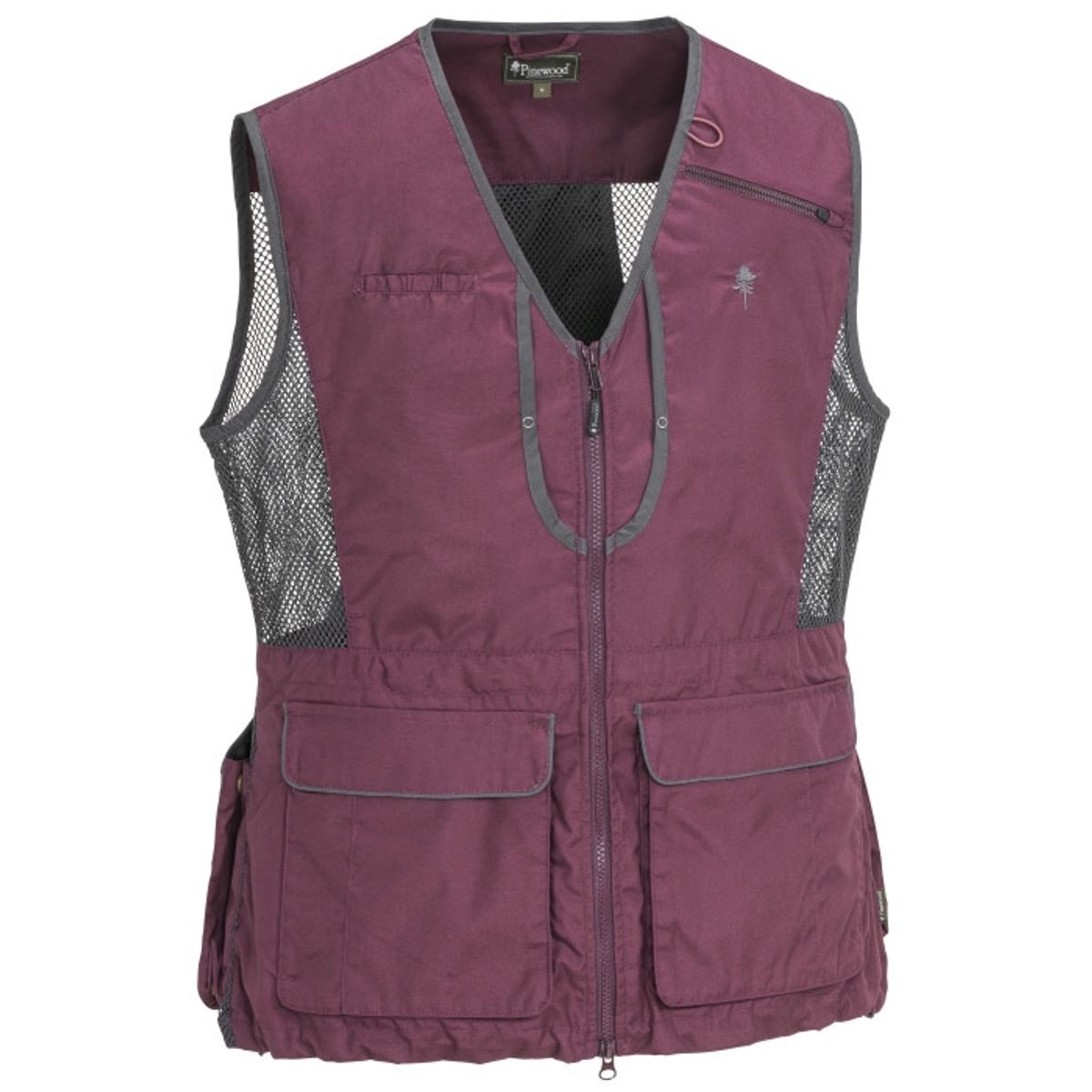 PineBrun Dogsport 2.0 Vest Dame-plum/d.antracite-XL - Pinewood