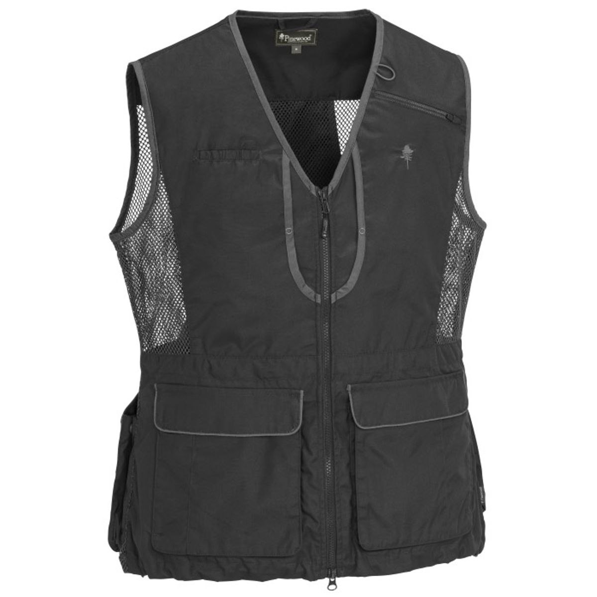 PineBrun Dogsport 2.0 Vest Dame-Sort/d.antracite-2XL - Pinewood