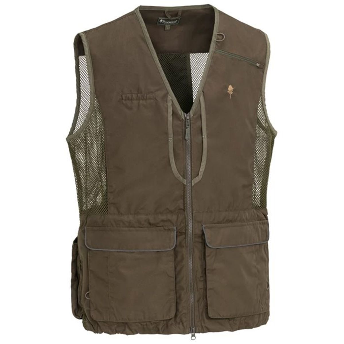 PineBrun Dogsport 2.0 Vest-suede Brun / d.Grøn-3XL - Veste