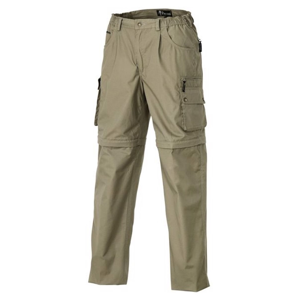 PineBrun Wildmark / Sahara Zip-Off buks-light Khaki-54 - Bukser