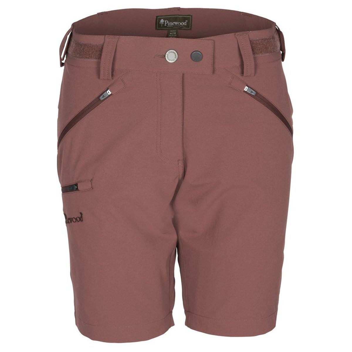 Pinewood Abisko Dame Shorts Marron Rose 38