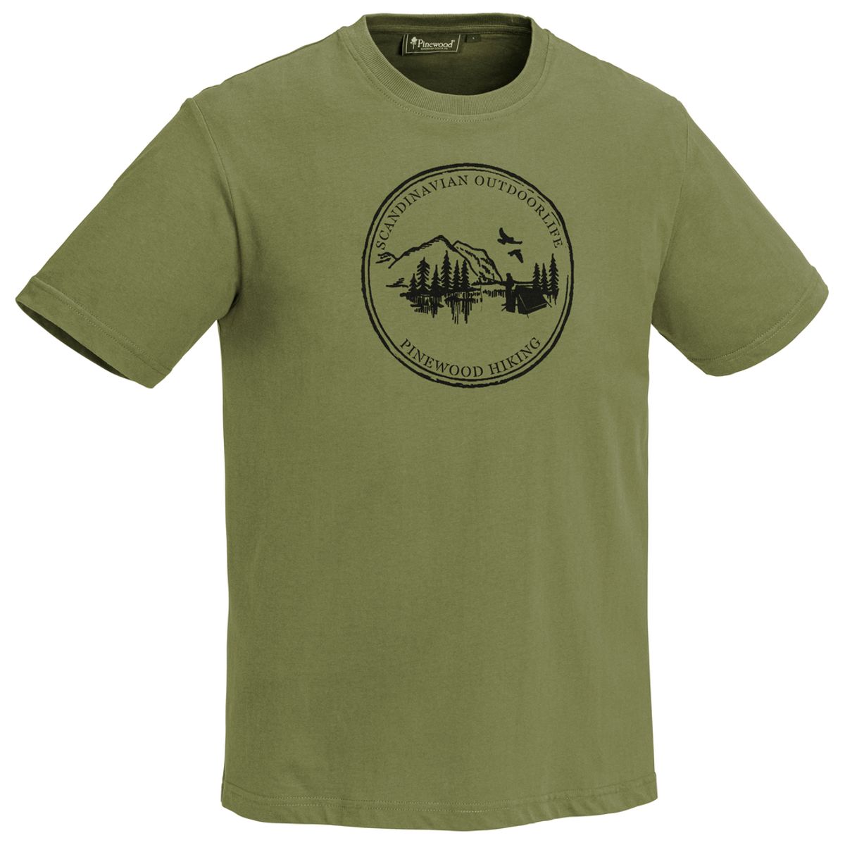 Pinewood Camp T-Shirt Grøn L