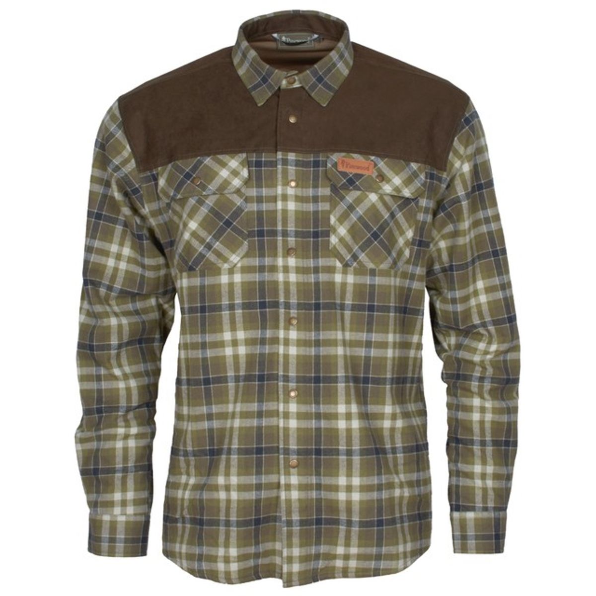 Pinewood Douglas Herre Skjorte Olive / Khaki XXL