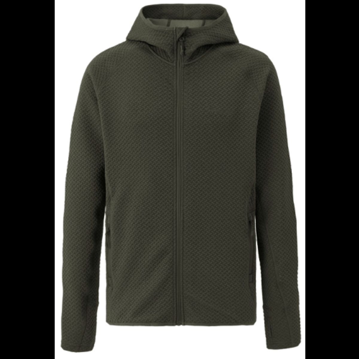 Pinewood Everyday Travel Full Zip Sweater D.Green Melange