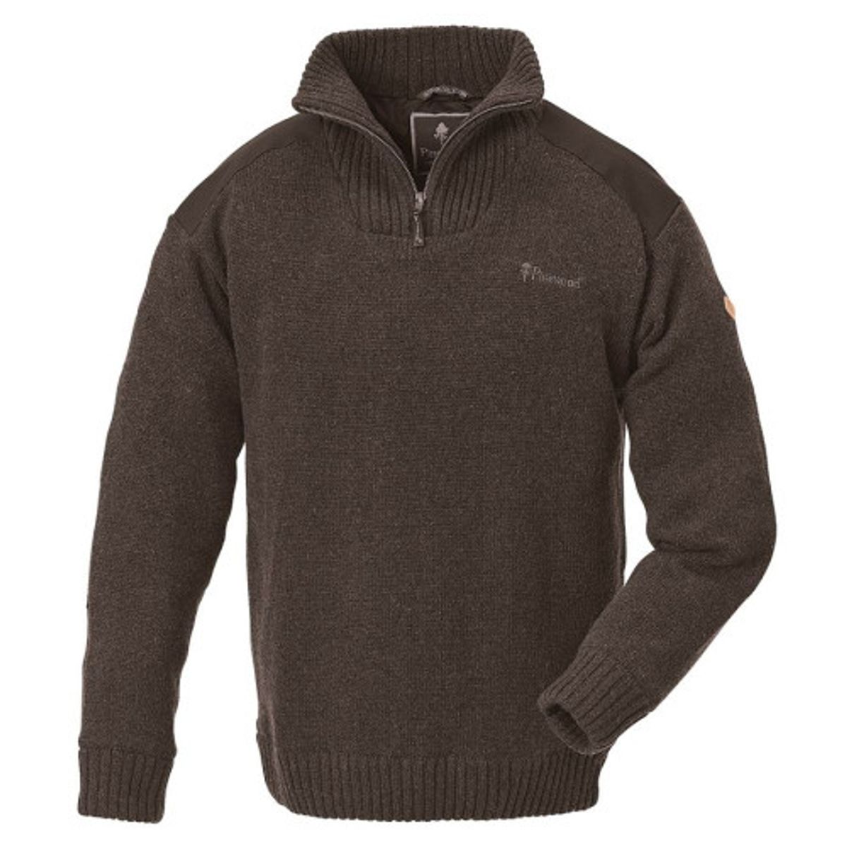 Pinewood Hurricane Sweater Brown Melange