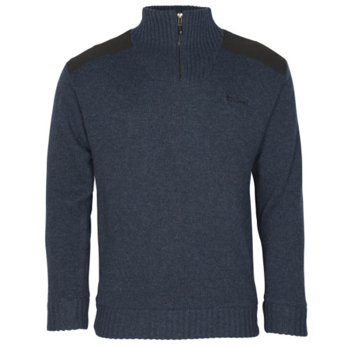 Pinewood Hurricane Sweater Dark Navy Melange