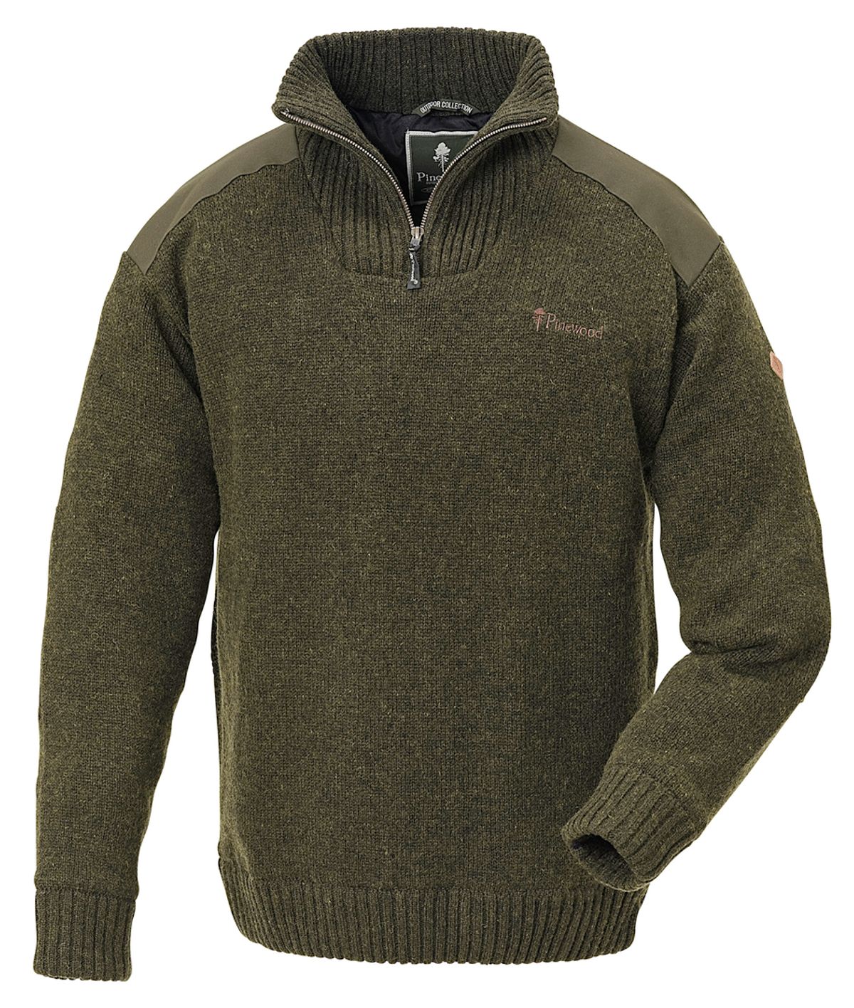 Pinewood Hurricane Sweater Dark Olive L