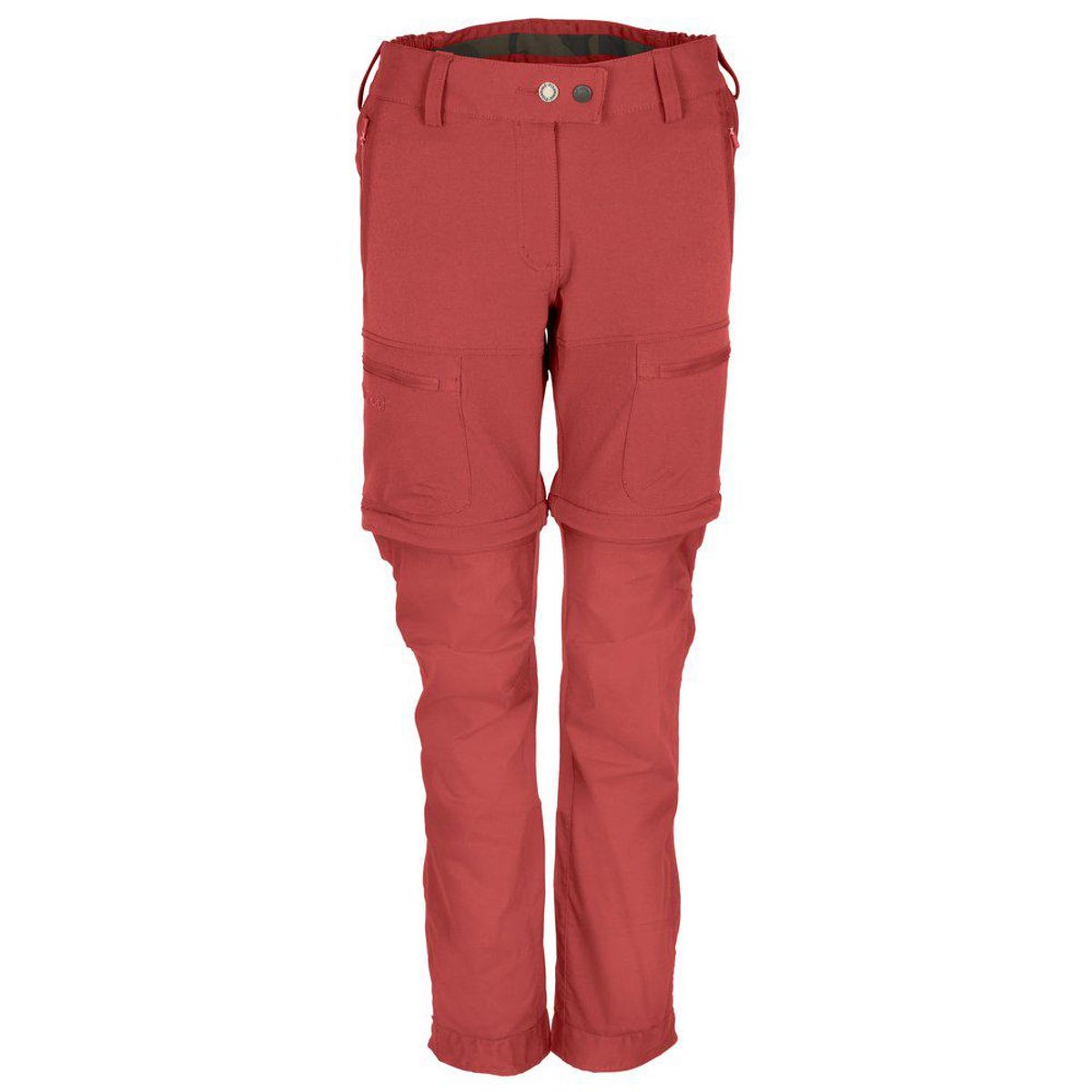 Pinewood Hybrid Zip Off Dame Bukser Red 36