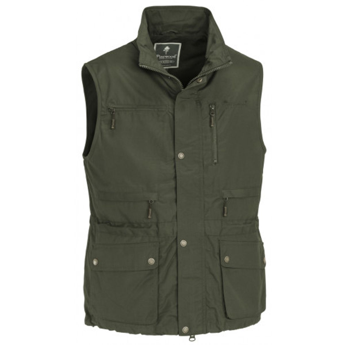 Pinewood Nye Tiveden Vest Moss Green