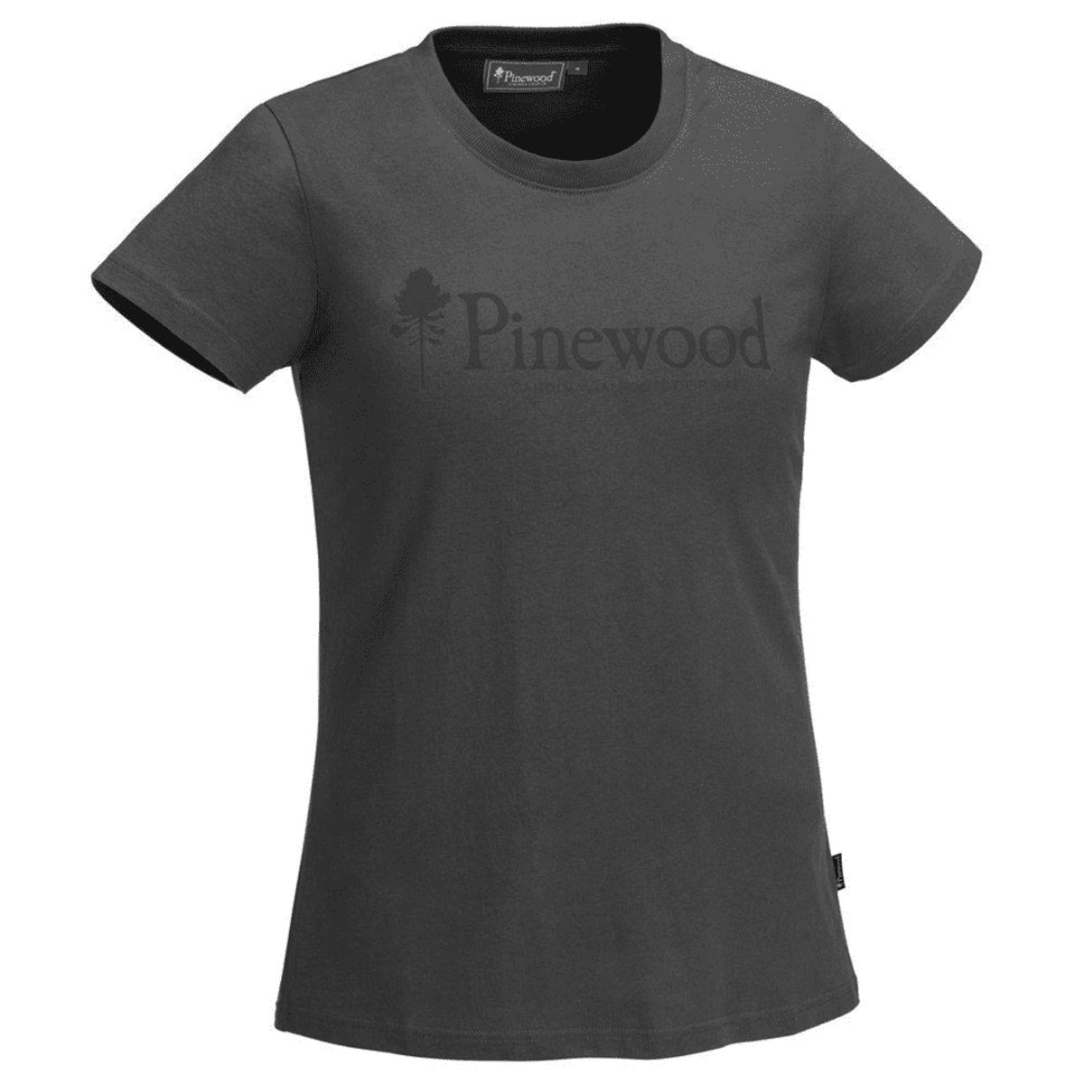 Pinewood Outdoor Life Dame T-Shirt D. Anthracite L