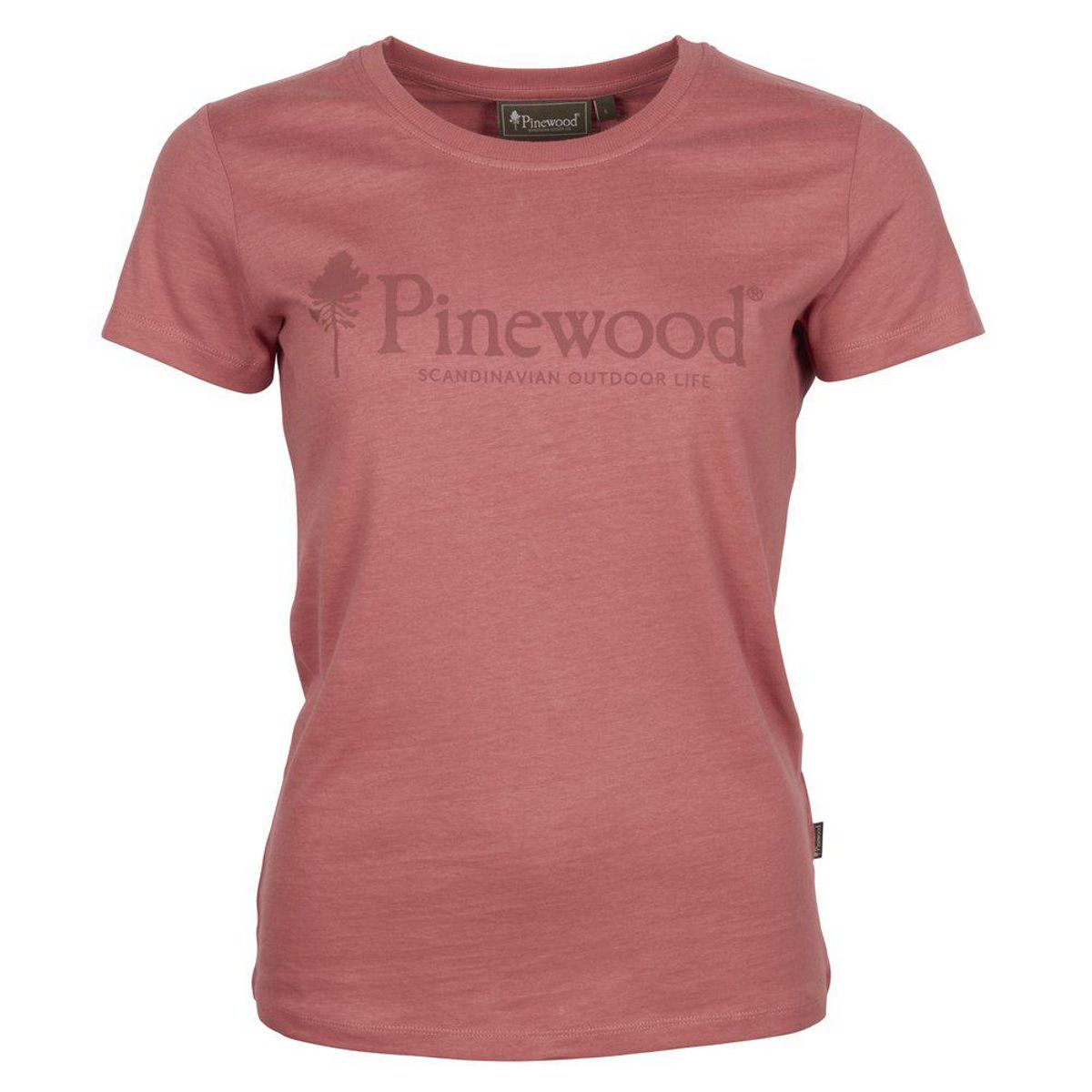 Pinewood Outdoor Life Dame T-Shirt Pink XL