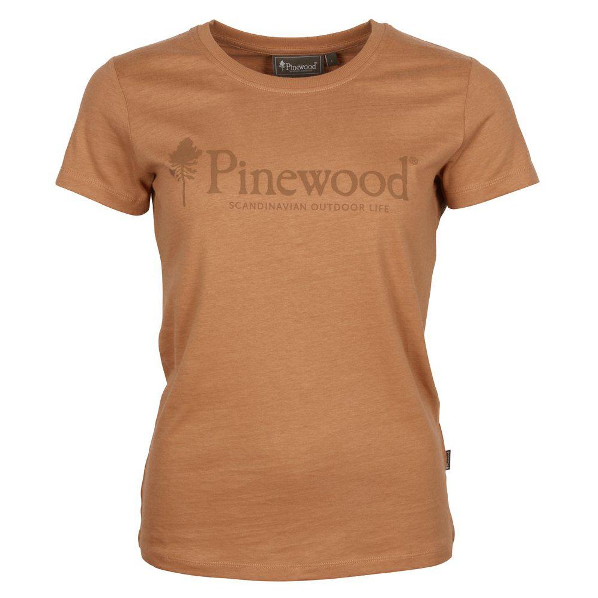 Pinewood Outdoor Life Dame T-Shirt Terracotta L