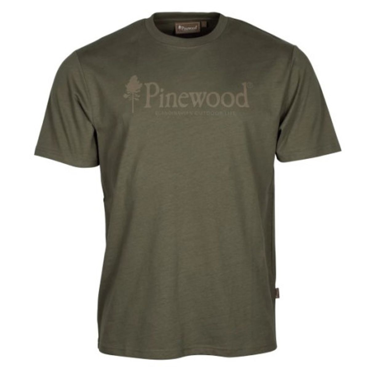 Pinewood Outdoor Life T-Shirt D.Green