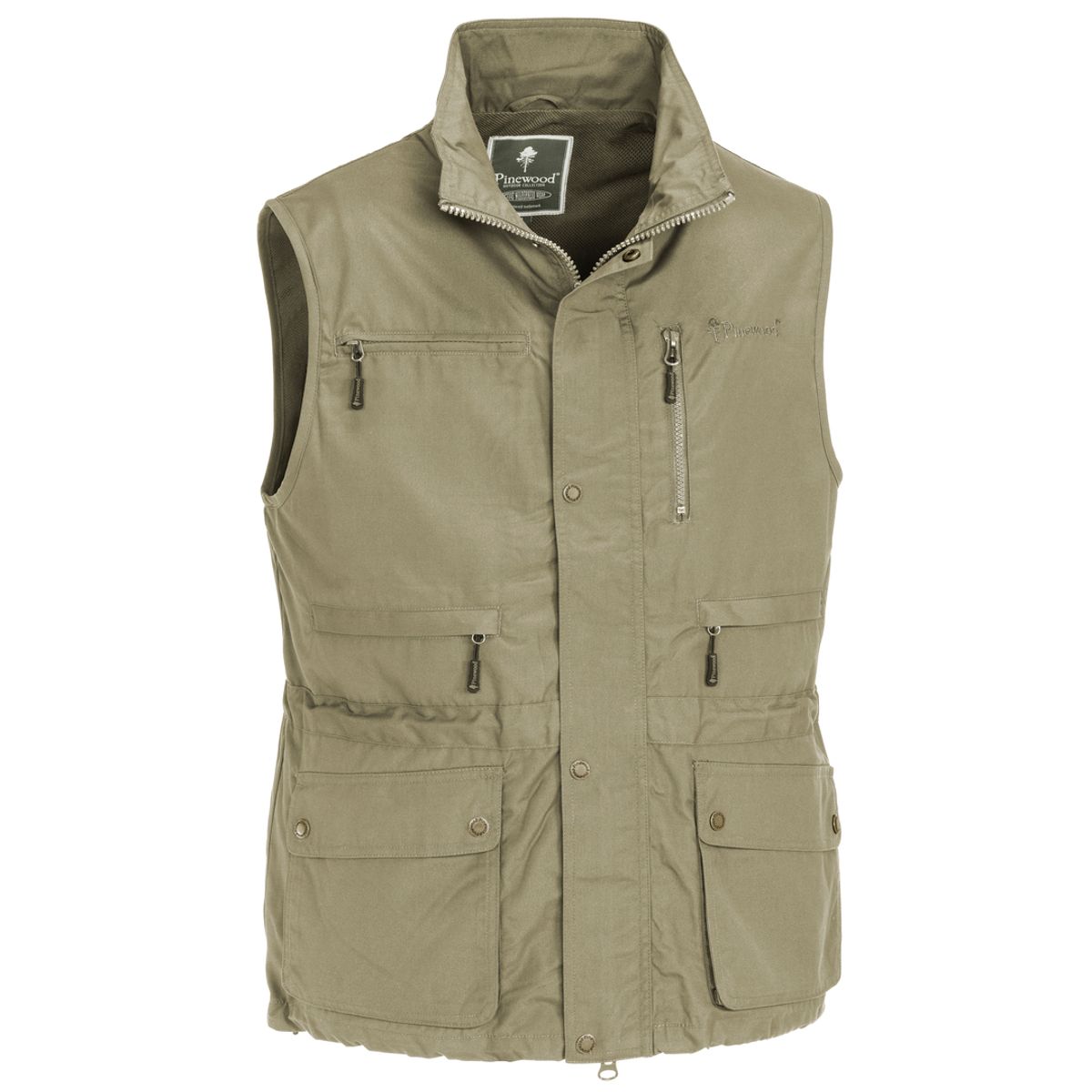 Pinewood Tiveden Vest Lys Khaki XXL