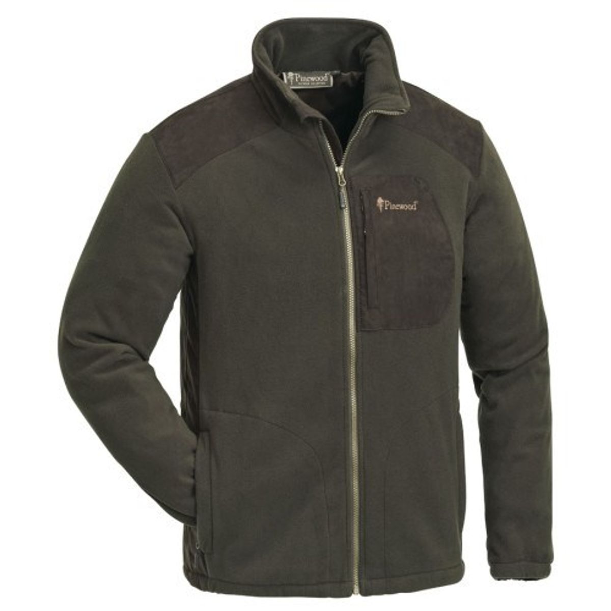 Pinewood Wildmark Membran Fleece Jakke H.Brown/Suede Brown