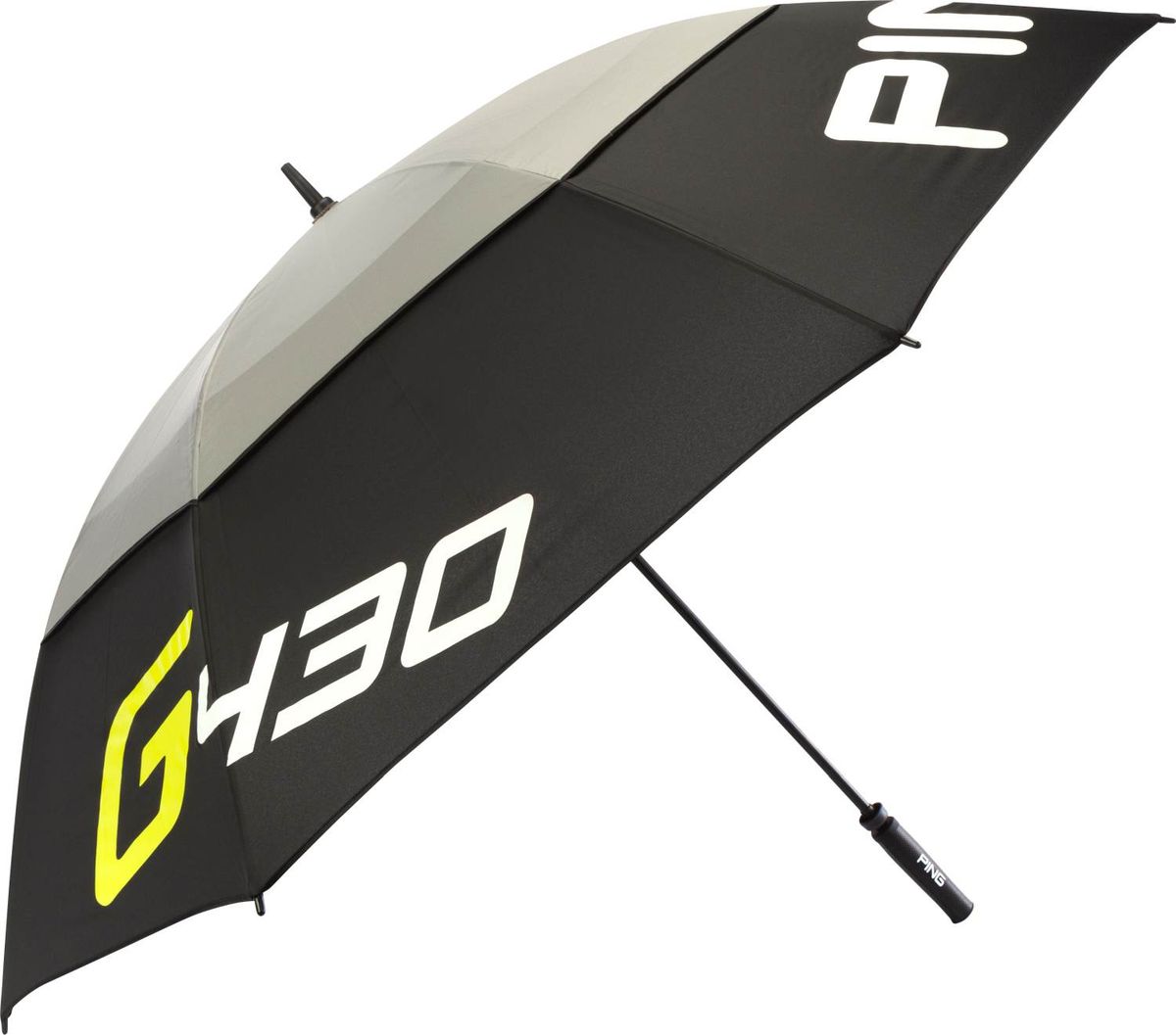 Ping G430 Double Canopy Paraply - Black/White/Lime