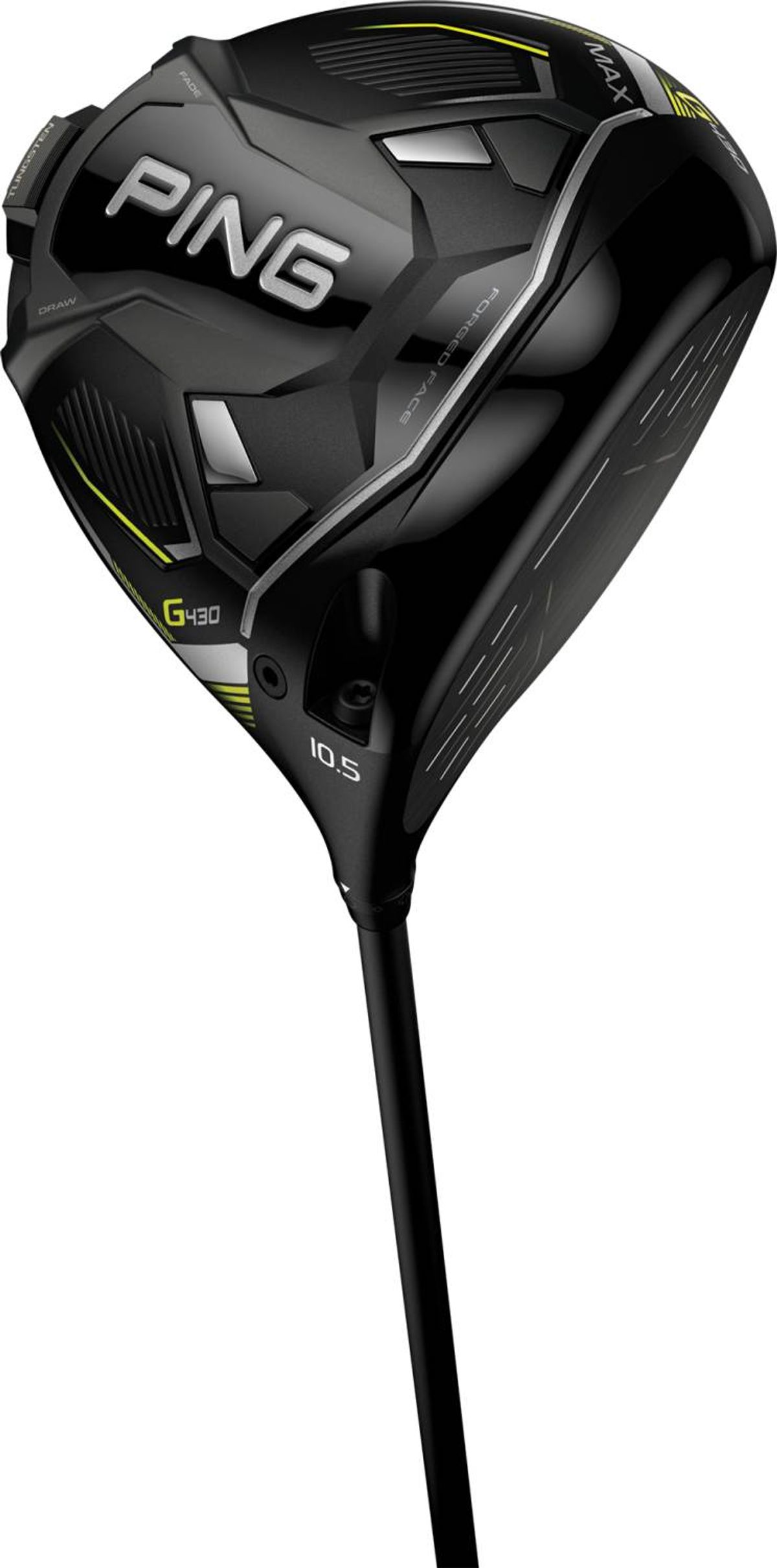 Ping G430 Max Herre Driver - Sort - Højre - 9.0° - Ping Tour 2.0 Black 65 X-Stiff Grafit