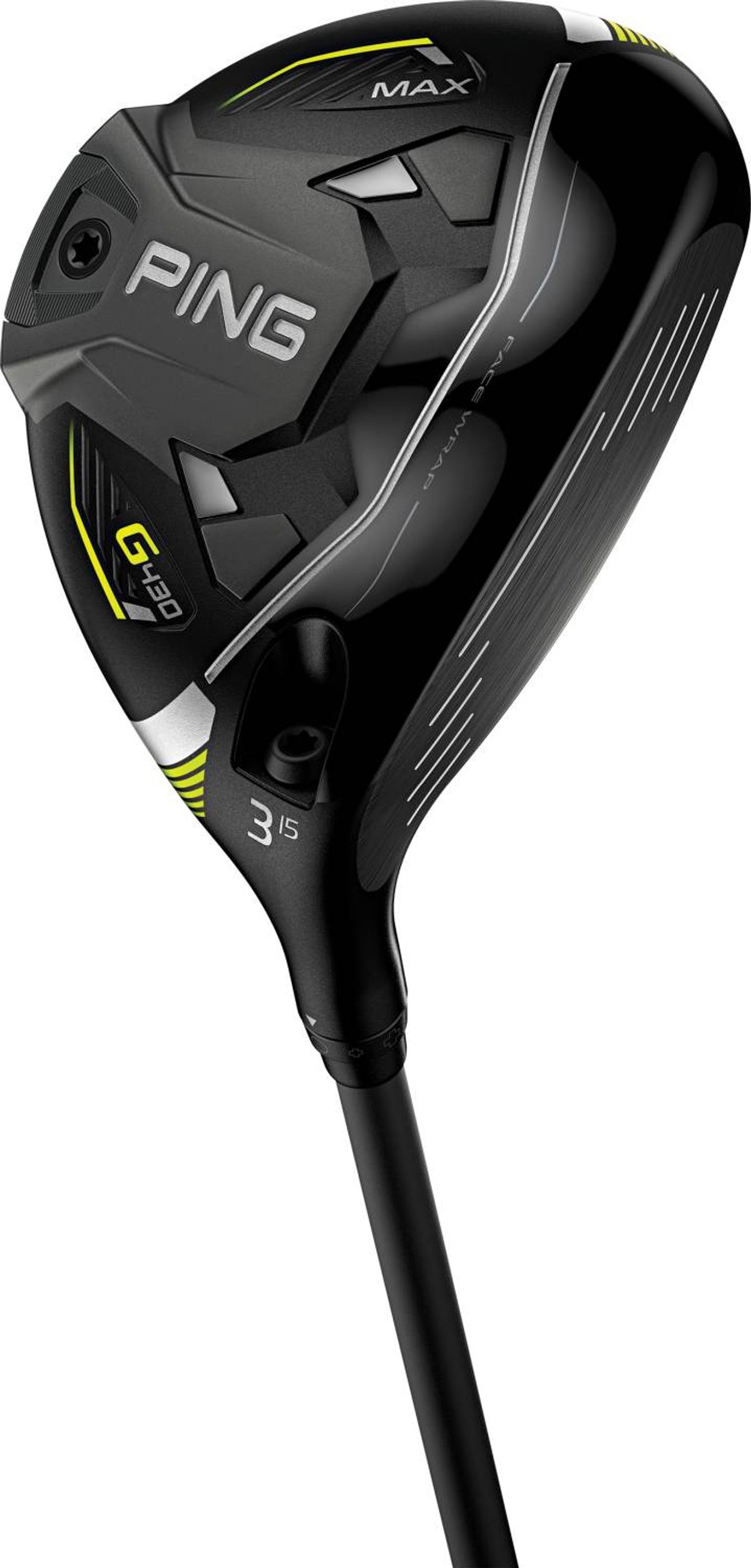 Ping G430 Max Herre Fairwaykølle - Sort - Højre - 18.0° (5 Kølle) - Ping Tour 2.0 Black 75 Stiff Grafit