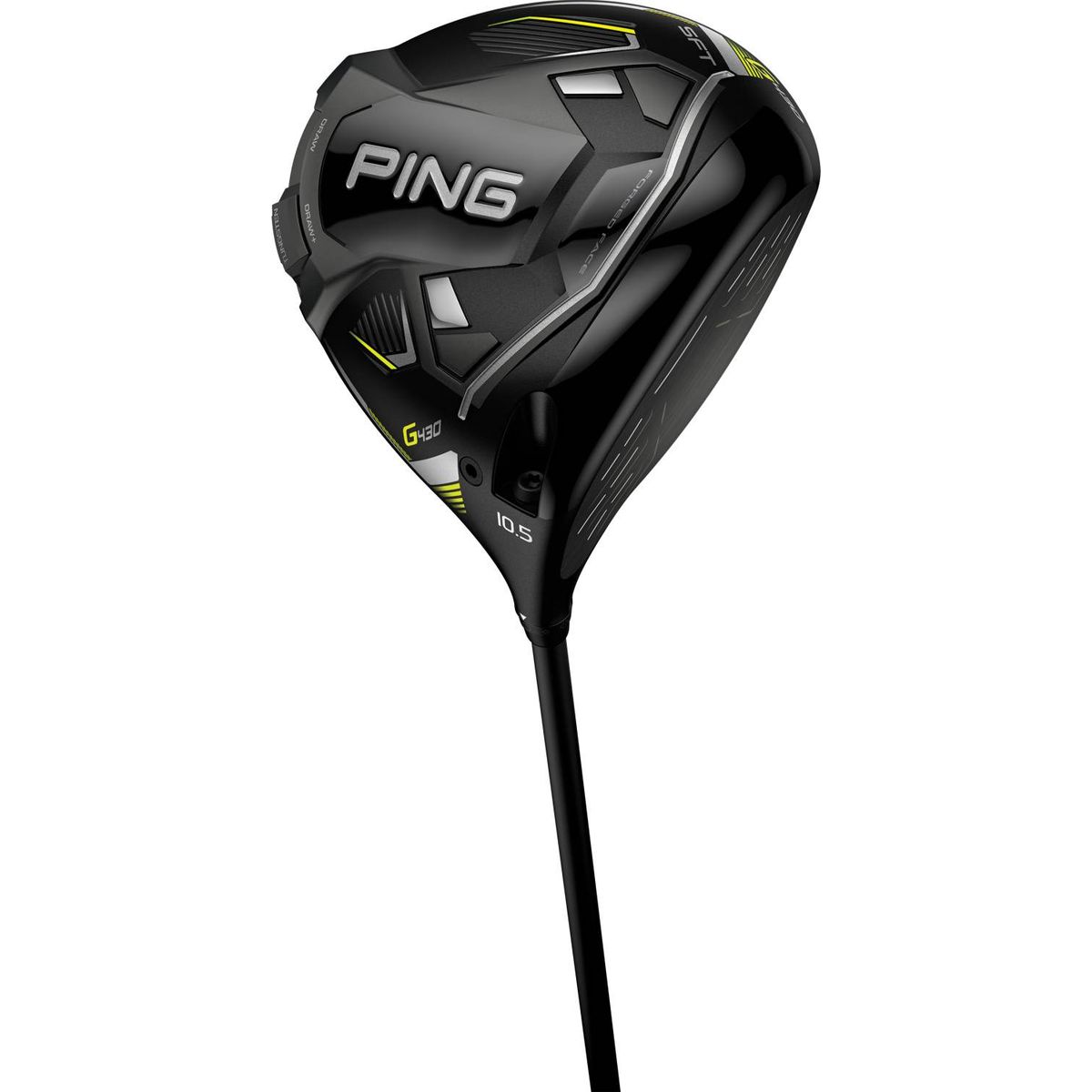 Ping G430 SFT Herre Driver - Sort - Venstre - 10.5° - Ping Tour 2.0 Chrome 65 Stiff Grafit