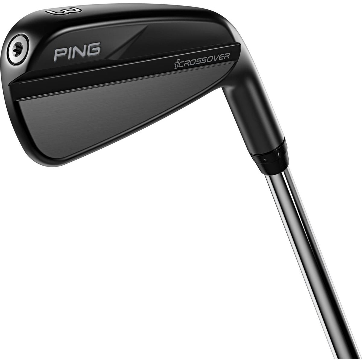 Ping ICrossover Herre Utility Jern - Sort - Venstre - 22.5° (4) - Mitsubishi Chemical Kai´li White 80 X-Stiff Grafit